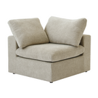 DOMUS Classic Modular Corner Seat Module in Khaki