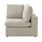 DOMUS Classic Modular Corner Seat Module in Khaki