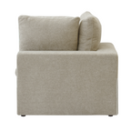DOMUS Classic Modular Corner Seat Module in Khaki