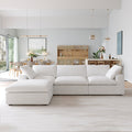 DOMUS Classic Modular 3-Seater Sectional in White