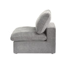 DOMUS Classic Modular Armless Chair Module in Gray
