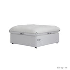 DOMUS Classic Modular Ottoman Module in White