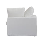 DOMUS Classic Modular Corner Seat Module in White