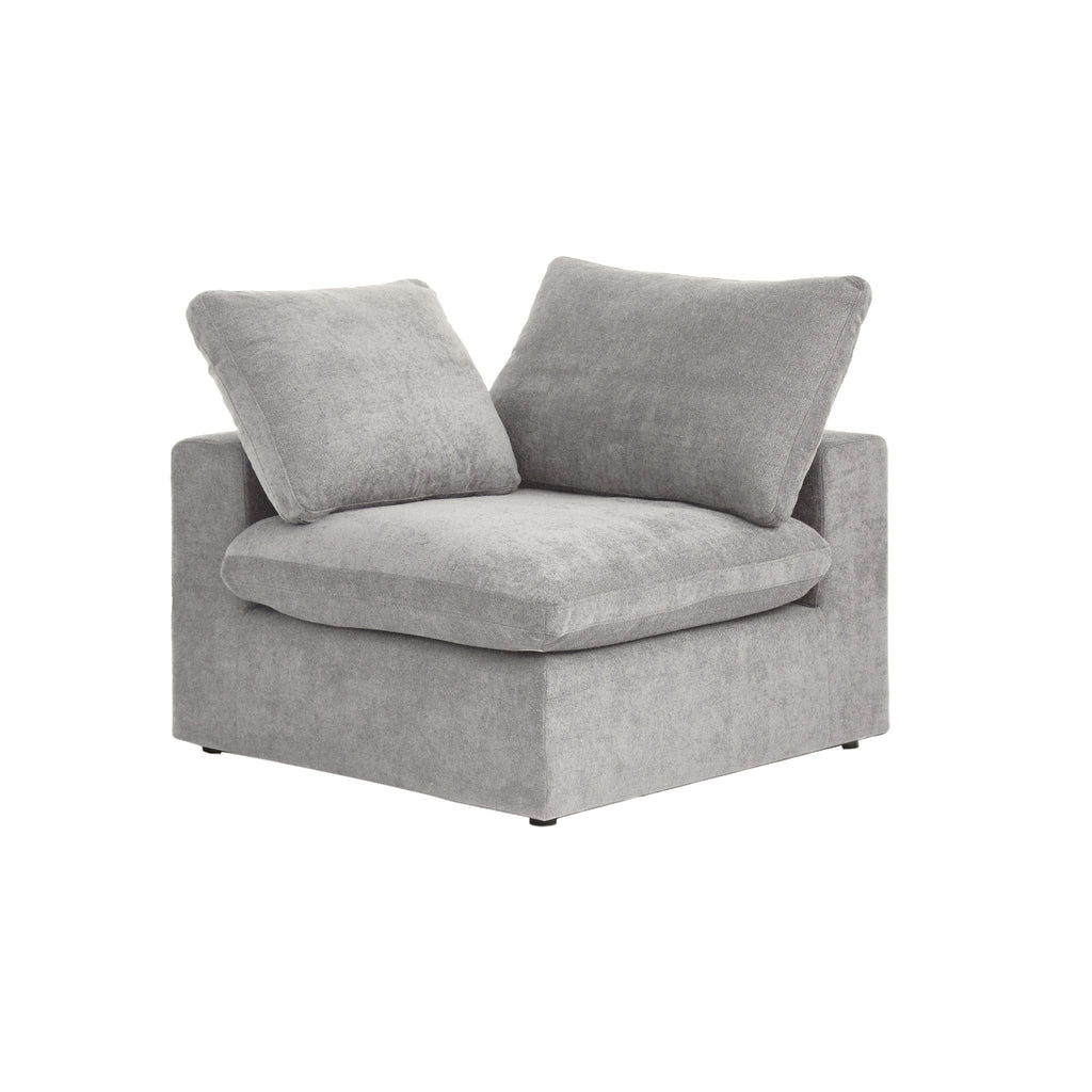 DOMUS Classic Modular Corner Seat Module in Gray