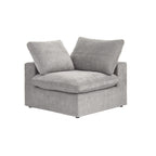 DOMUS Classic Modular Corner Seat Module in Gray