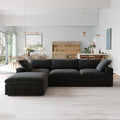 Slipcovers Only - DOMUS Classic 3 Seater Sectional in Black CloudWeave™