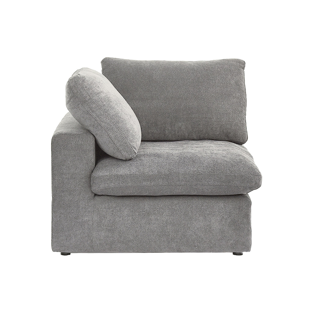 DOMUS Classic Modular Corner Seat Module in Gray