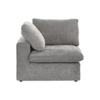 DOMUS Classic Modular Corner Seat Module in Gray