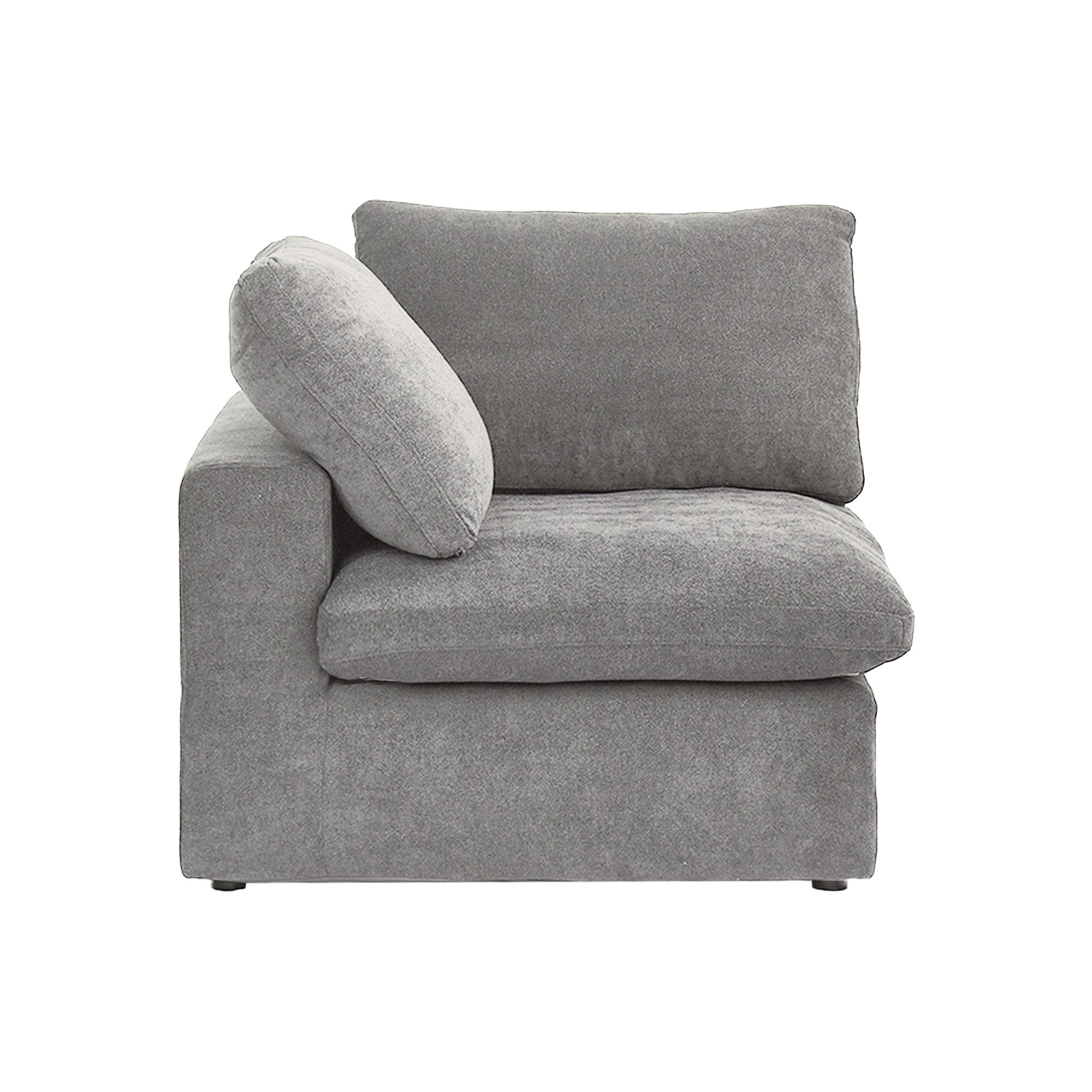 DOMUS Classic Modular Corner Seat Module in Gray