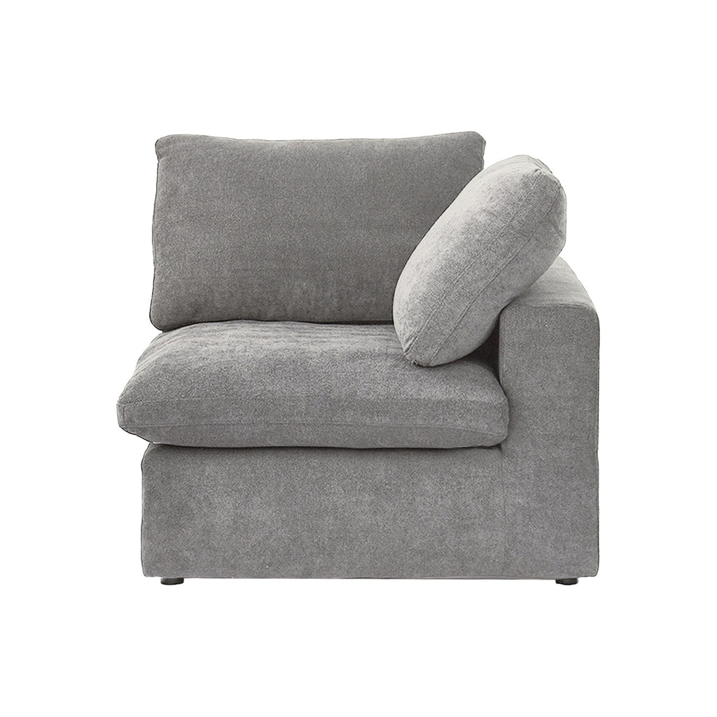 DOMUS Classic Modular Corner Seat Module in Gray