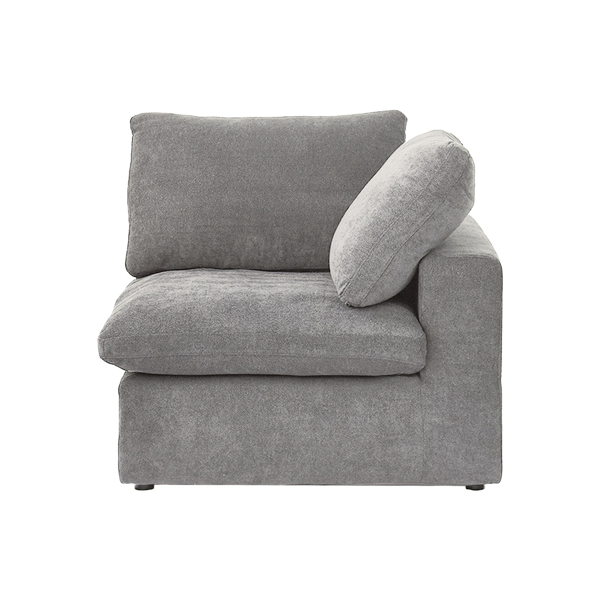 DOMUS Classic Modular Corner Seat Module in Gray
