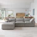 DOMUS Classic Modular 3-Seater Sectional in Gray