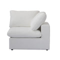 Slipcover Only - DOMUS Classic Right Facing Armrest Piece in White CloudWeave™