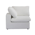 Slipcover Only - DOMUS Classic Left Facing Armrest Piece in White CloudWeave™