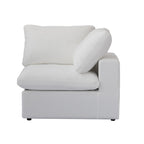 DOMUS Classic Modular Corner Seat Module in White