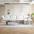 DOMUS Luxe Modular 4-Seater Sectional in White