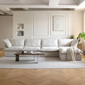 Slipcovers Only - DOMUS Luxe 4-Seater Sectional in Beige CloudWeave™