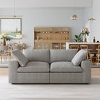 Slipcovers Only - DOMUS Classic 2 Seater Sofa in Gray CloudWeave™