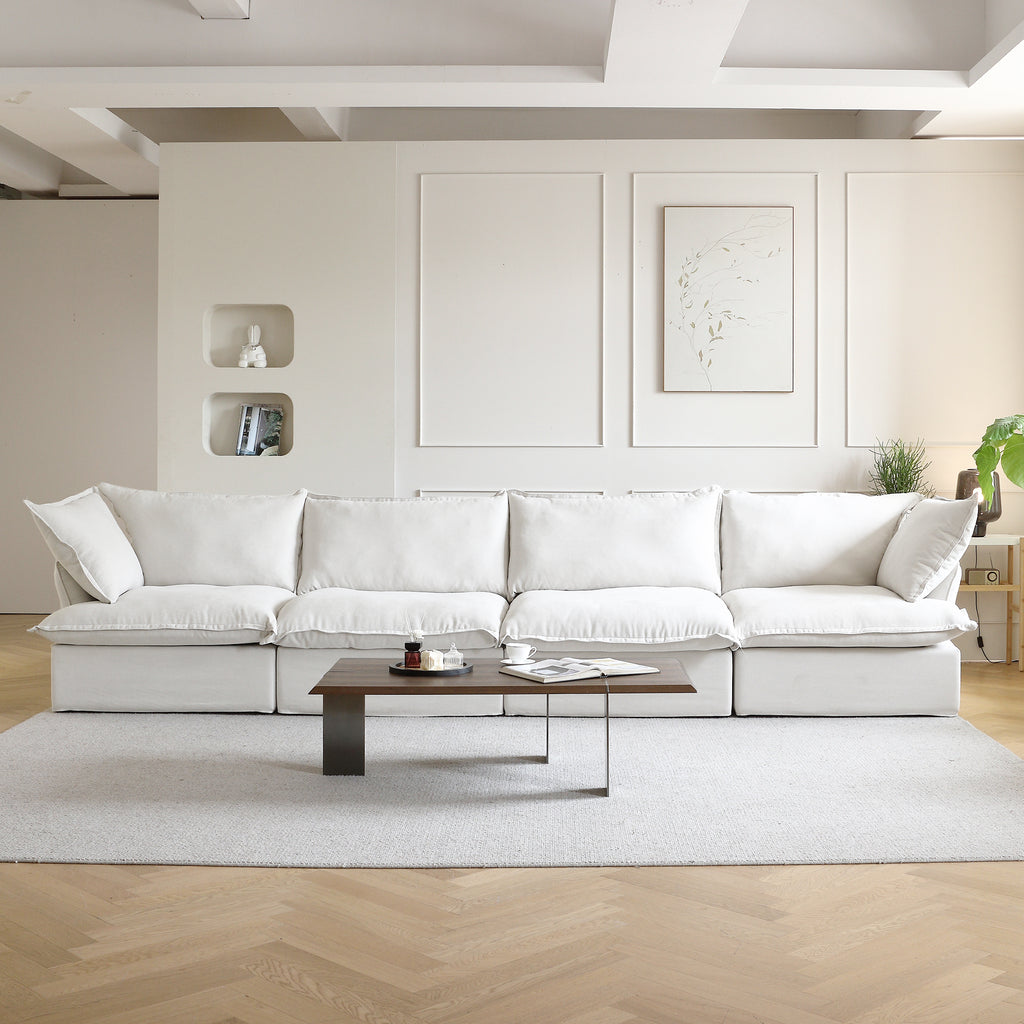 DOMUS Luxe Modular 4-Seater in White