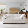 DOMUS Classic Modular 2-Seater Sofa in White