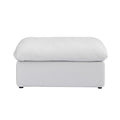 Slipcover Only - DOMUS Classic Ottoman Piece in White CloudWeave™