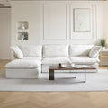 Slipcovers Only - DOMUS Luxe 3-Seater Sectional in White CloudWeave™