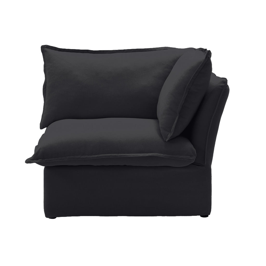 DOMUS Luxe Modular Corner Module in Black