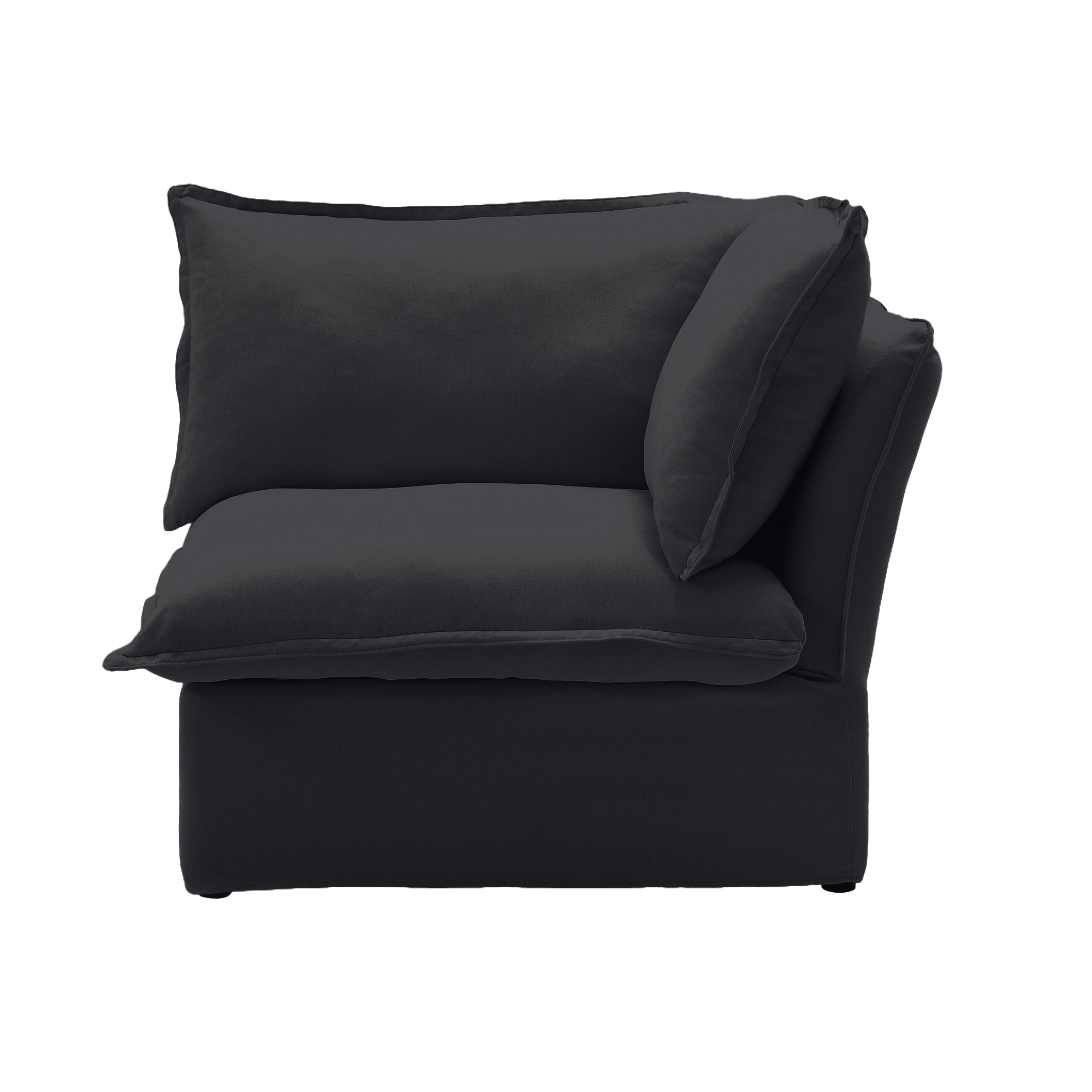 DOMUS Luxe Modular Corner Module in Black