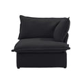 DOMUS Luxe Modular Left Arm Module in Black