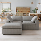 Slipcovers Only - DOMUS Classic 2 Seater Sectional in Gray CloudWeave™