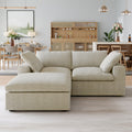 DOMUS Classic Modular 2-Seater Sectional in Khaki