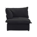 DOMUS Luxe Modular Right Arm Module in Black