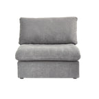 DOMUS Classic Modular Armless Chair Module in Gray