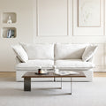 DOMUS Luxe Modular 2-Seater Sofa in White