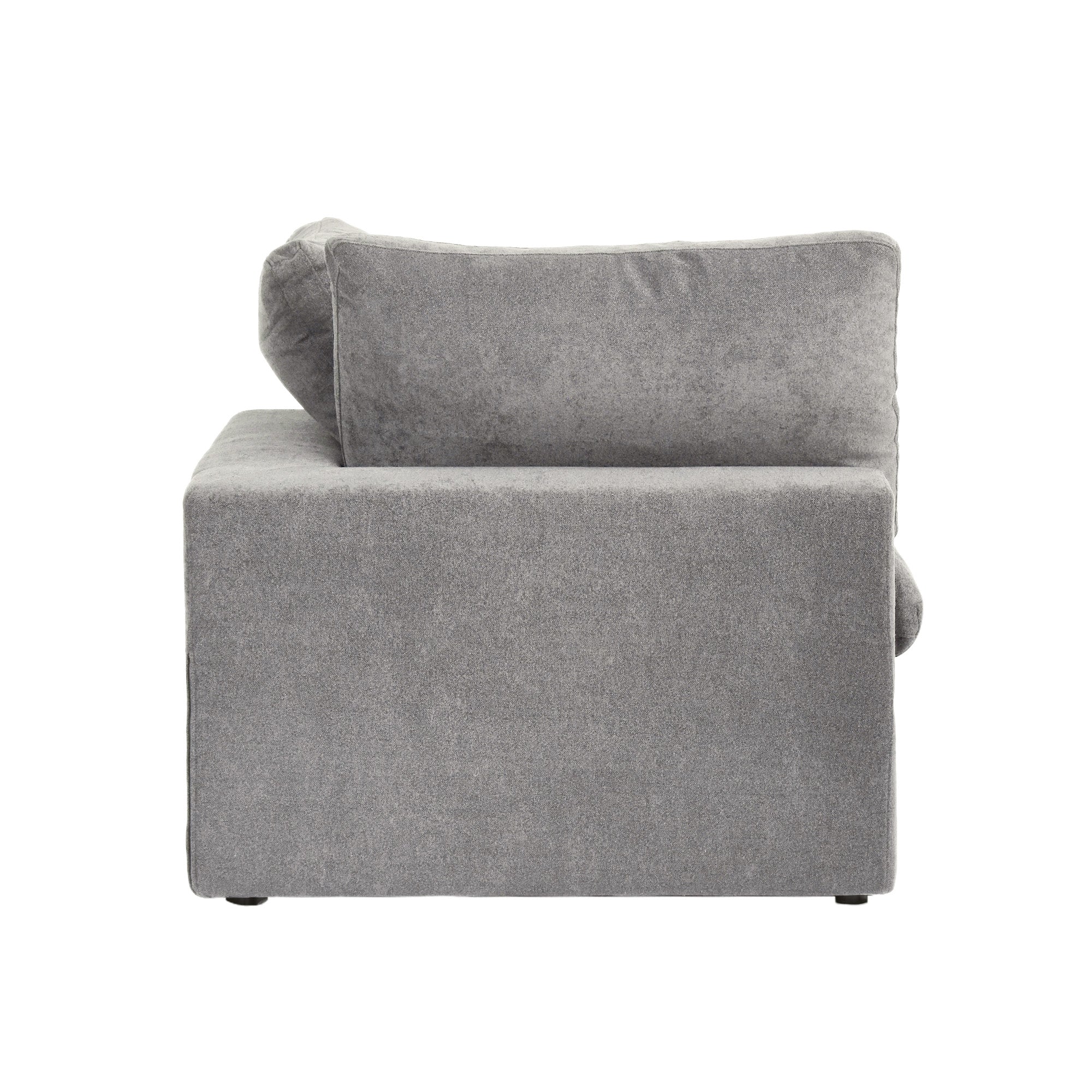DOMUS Classic Modular Corner Seat Module in Gray