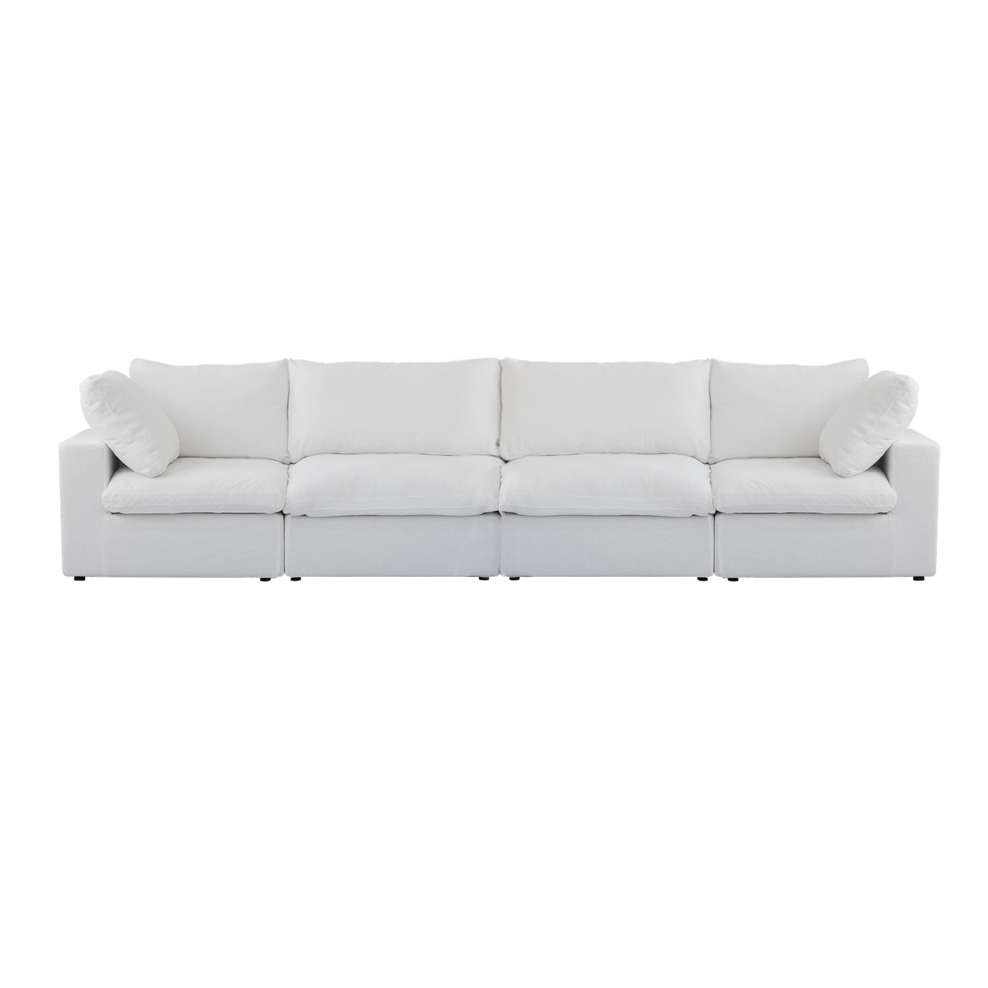 Slipcovers Only - DOMUS Classic 4 Seater Sofa in White CloudWeave™