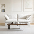 Slipcovers Only - DOMUS Luxe 2-Seater Sofa in White CloudWeave™