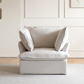 DOMUS Luxe Modular 1-Seater Sofa in Beige