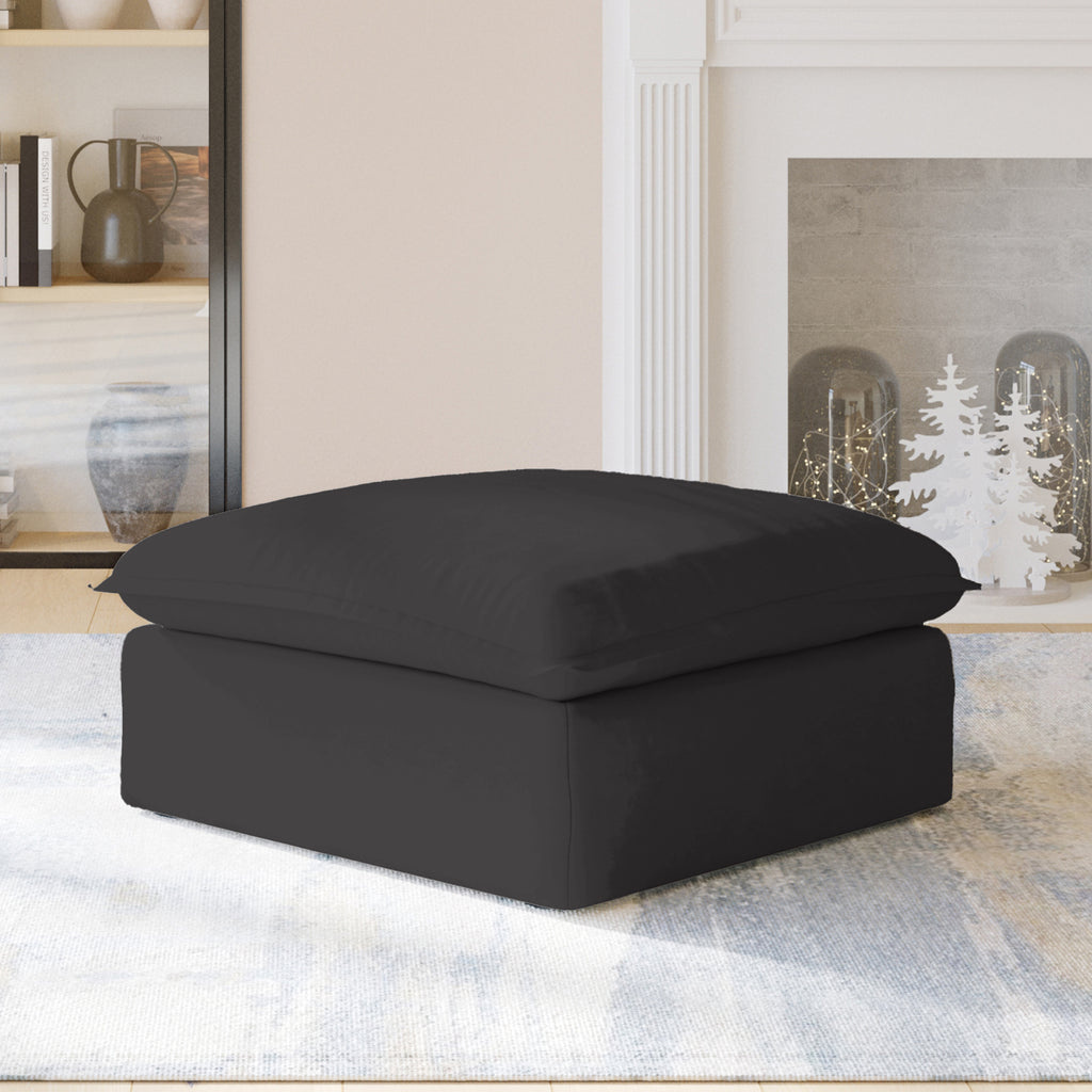 DOMUS Luxe Modular Ottoman Module in Black