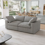 DOMUS Classic Modular 2-Seater Sofa in Gray