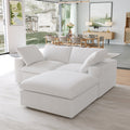 DOMUS Classic Modular 2-Seater Sectional in White