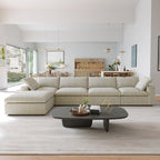 DOMUS Classic Modular 4-Seater Sectional in Khaki