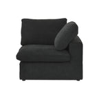 DOMUS Classic Modular Corner Seat Module in Black