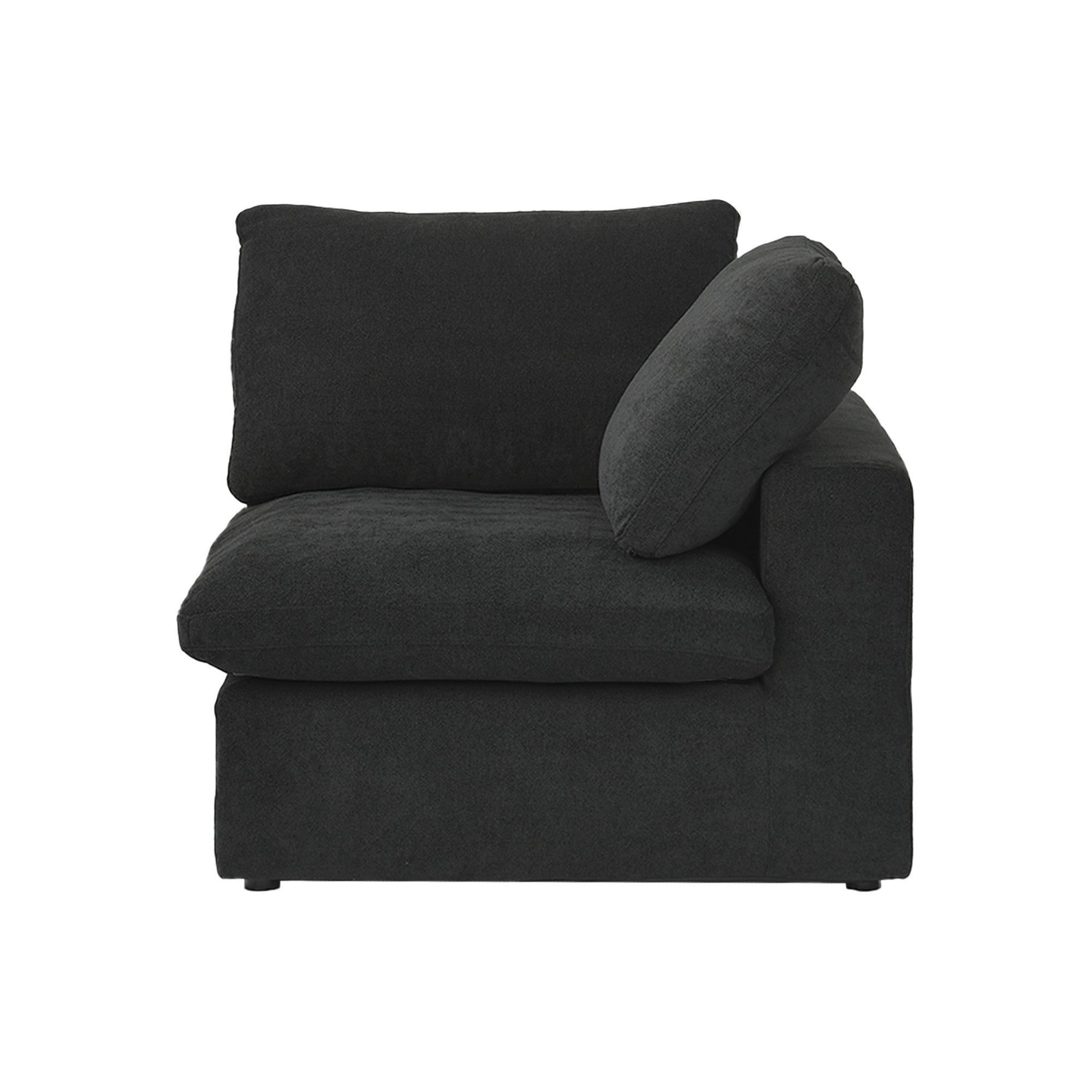 DOMUS Classic Modular Corner Seat Module in Black