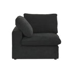 DOMUS Classic Modular Corner Seat Module in Black