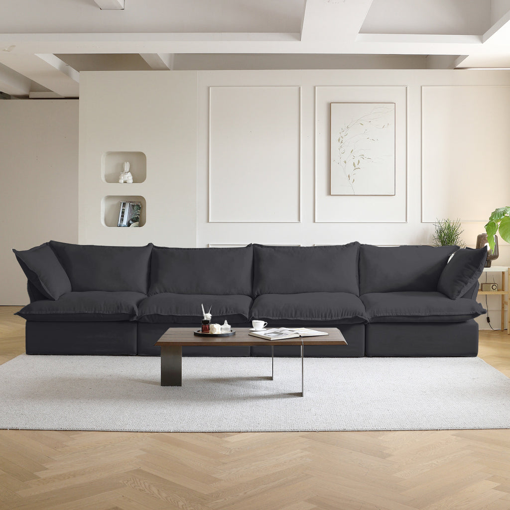 DOMUS Luxe Modular 4-Seater in Black