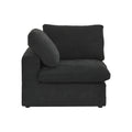 Slipcover Only - DOMUS Classic Left Facing Armrest Piece in Black CloudWeave™