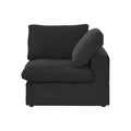 Slipcover Only - DOMUS Classic Right Facing Armrest Piece in Black CloudWeave™