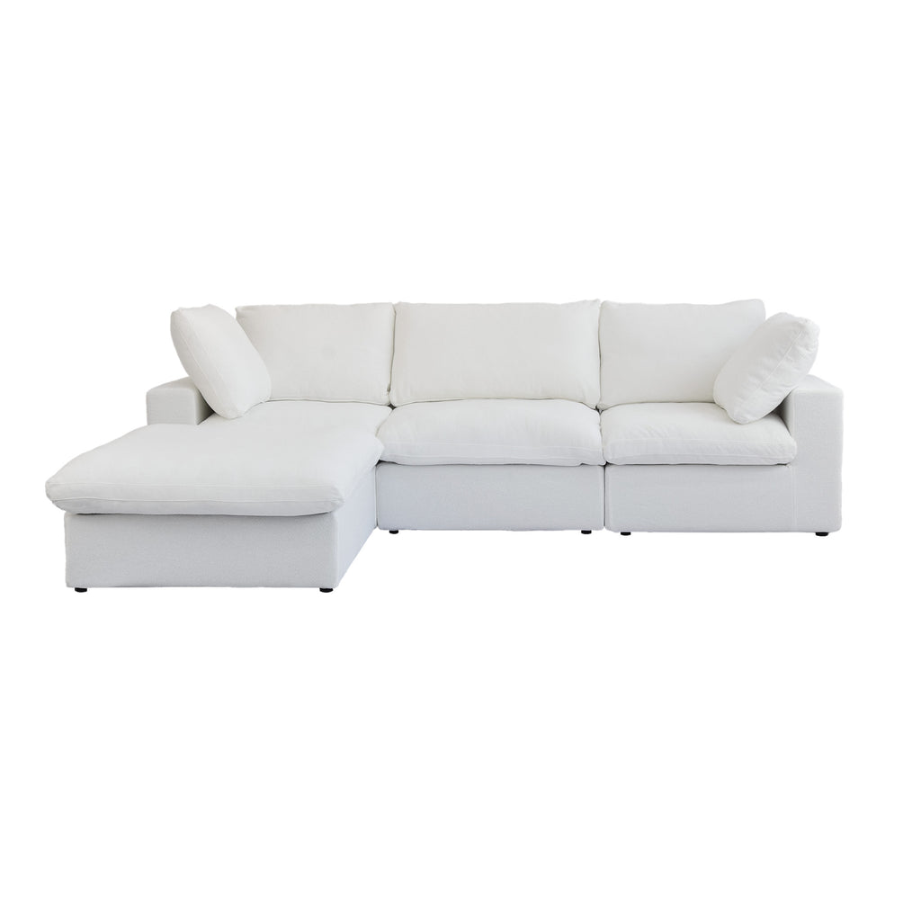 Slipcovers Only - DOMUS Classic 3 Seater Sectional in White CloudWeave™