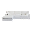 Slipcovers Only - DOMUS Classic 3 Seater Sectional in White CloudWeave™